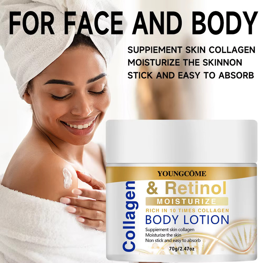 YOUNGCOME Kollagen-Retinol Gesichts- und Körperlotion, Trockene Haut - Bild 2