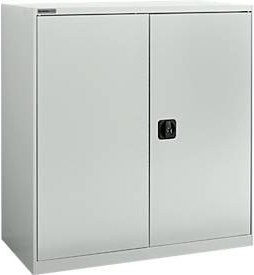 Flügeltürenschrank Schäfer Shop Select MS-i aus Stahlblech in Lichtgrau, B/T/H: 95,0 x 40,0 x 121,5 cm - Bild 1