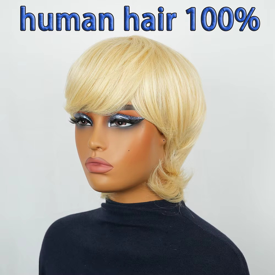 OYM HAIR Pixie-Perücke, Echthaar, Damen - Bild 2