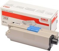 Original OKI Tonerpatrone Schwarz 46508716 für MC363dn und C332dn mit 1500 Seiten Reichweite - Bild 1