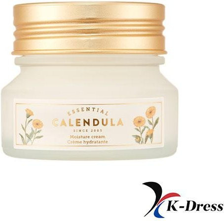 THE FACE SHOP Calendula Essential Feuchtigkeitscreme, 50 ml, Empfindliche Haut - Bild 1