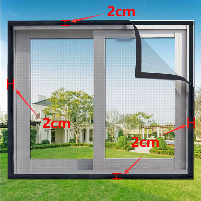 DTGJ Moskitonetz für Fenstergitter aus Fiberglas als Insektennetz in Schwarz, Weiß oder Grau - Bild 3