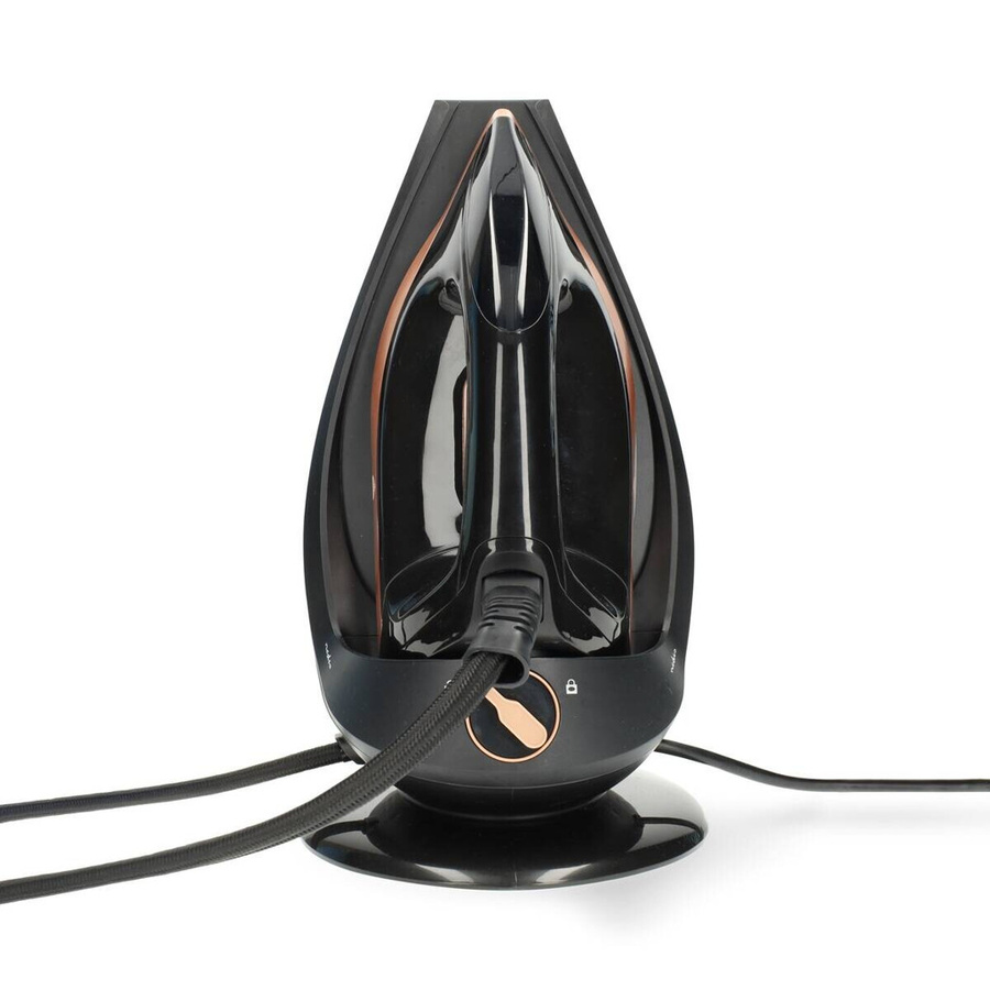 Nedis Dampfgenerator IRONSS1000 in Schwarz und Silber, B/H/L: 22,5 x 34,5 x 18,5 cm - Bild 2