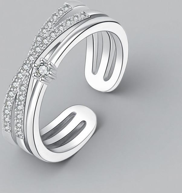 YDSMOSO Ring 925 Silber, Zirkonia, Damen - Bild 1