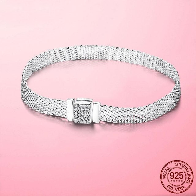 Allbestart Armband 925 Silber, Zirkonia, Damen, 19cm - Bild 1