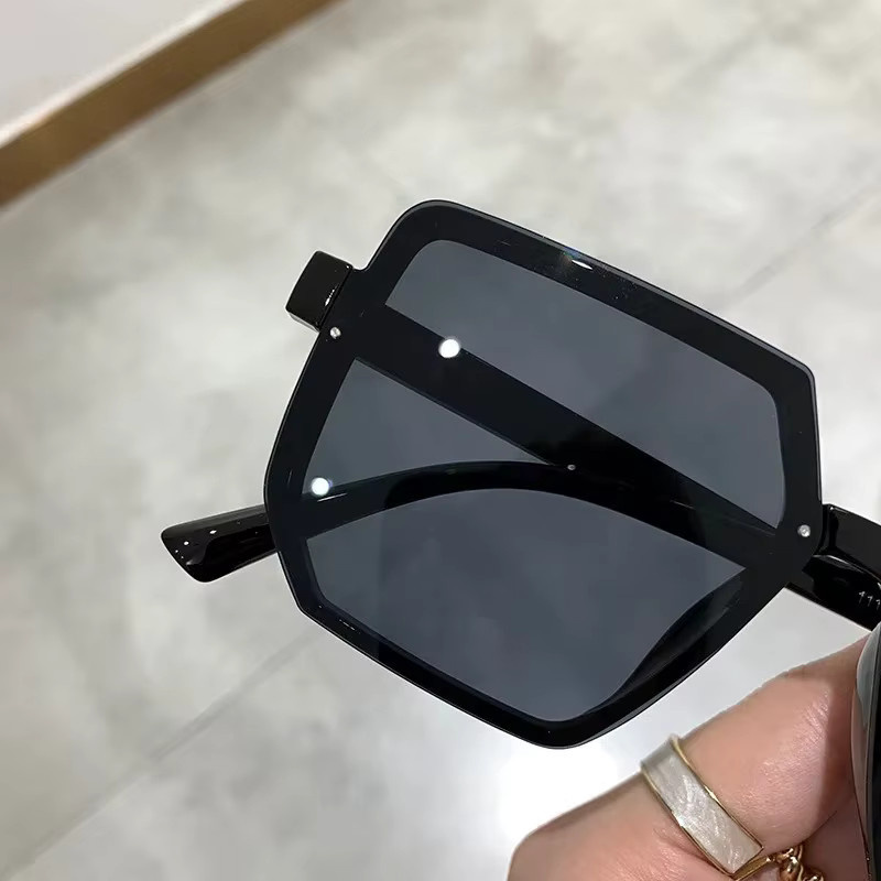 Viewring Sonnenbrille, Vollrand, quadratisch, Schwarz, Unisex, Kunststoff - Bild 5