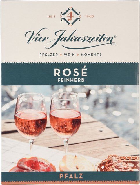 Vier Jahreszeiten Roséwein, Portugieser, Pfalz, feinherb, 2025, 3 l - Bild 1