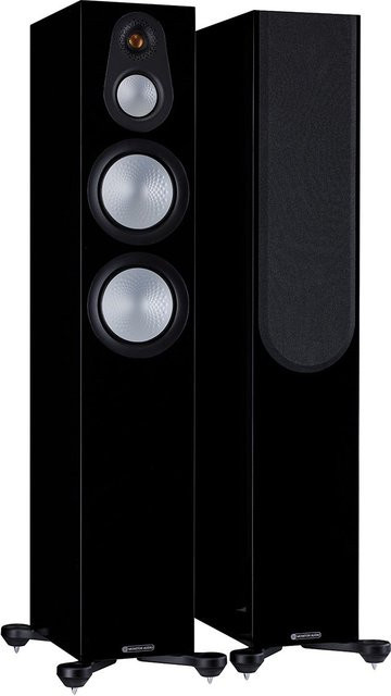 Monitor Audio Silver 300 7G Stand-Lautsprecher Paar Schwarz Hochglanz - Bild 1