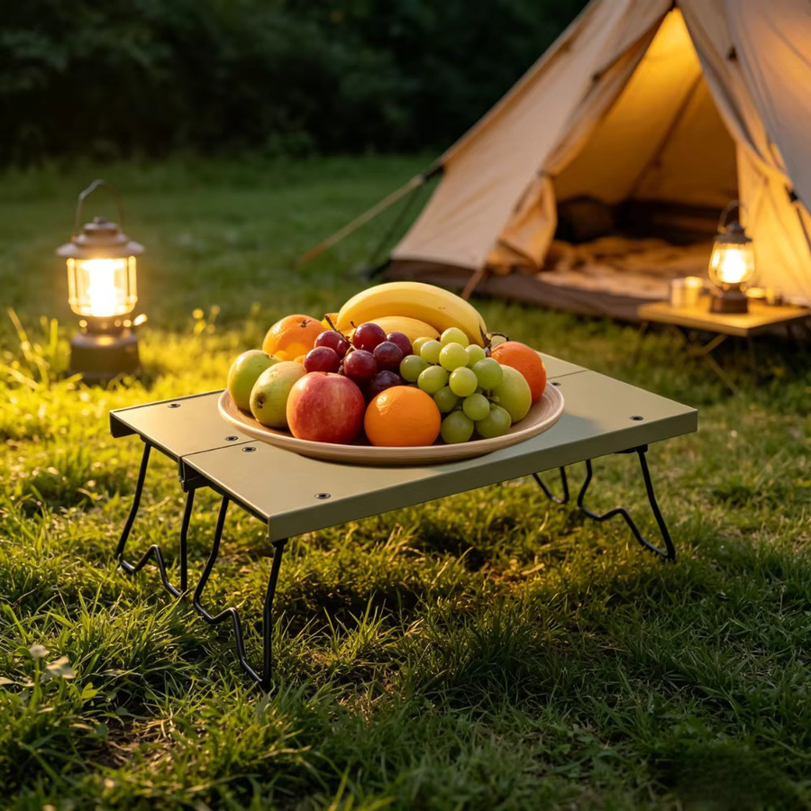 WESTTUNE Mini-Klapptisch für Outdoor und Camping, ultraleichter kompakter Campingtisch in Grün - Bild 3