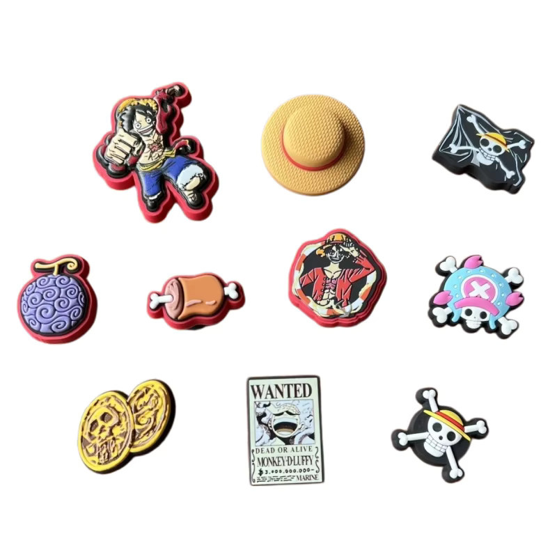 ONE PIECE Schuhcharms, Luffy, Tony Tony Chopper, Nika, Anime-Charakter - Bild 1