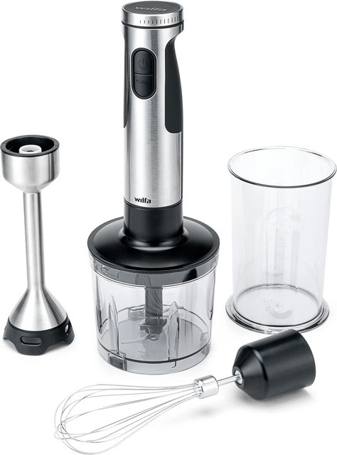 Wilfa Fusion 1500 IM3-1500FP Stabmixer-Set in Silber aus Edelstahl - Bild 1