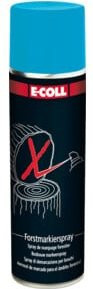 E-COLL Forstmarkierspray Blau 500ml wetterfest und schnelltrocknend - Bild 1