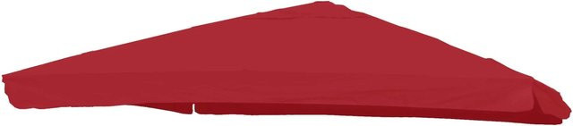 Ersatzbezug für Luxus-Ampelschirm MCW-A96 mit Flap in Bordeaux, Polyester, 3x4m (Ø5m) - Bild 2