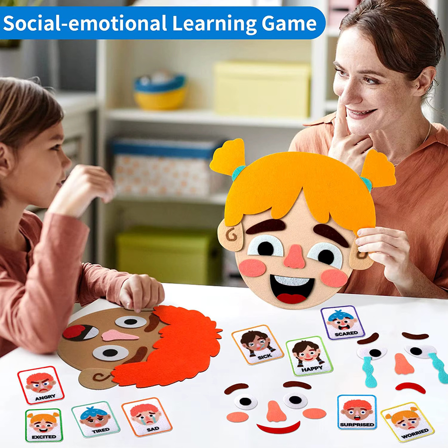 LOLOTREE Soziales emotionales Lernspielzeug, lustige Gesichter, Spiele - Bild 2
