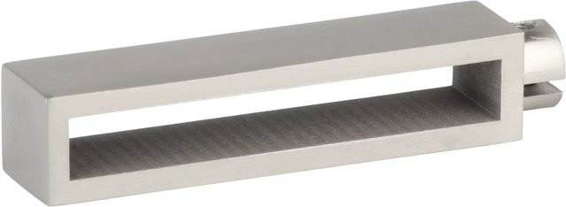 Mydeco Gardinenstangen-Endstück Air in Edelstahl-Optik, Silber, B/B: 1,8 x 1,8 cm - Bild 1