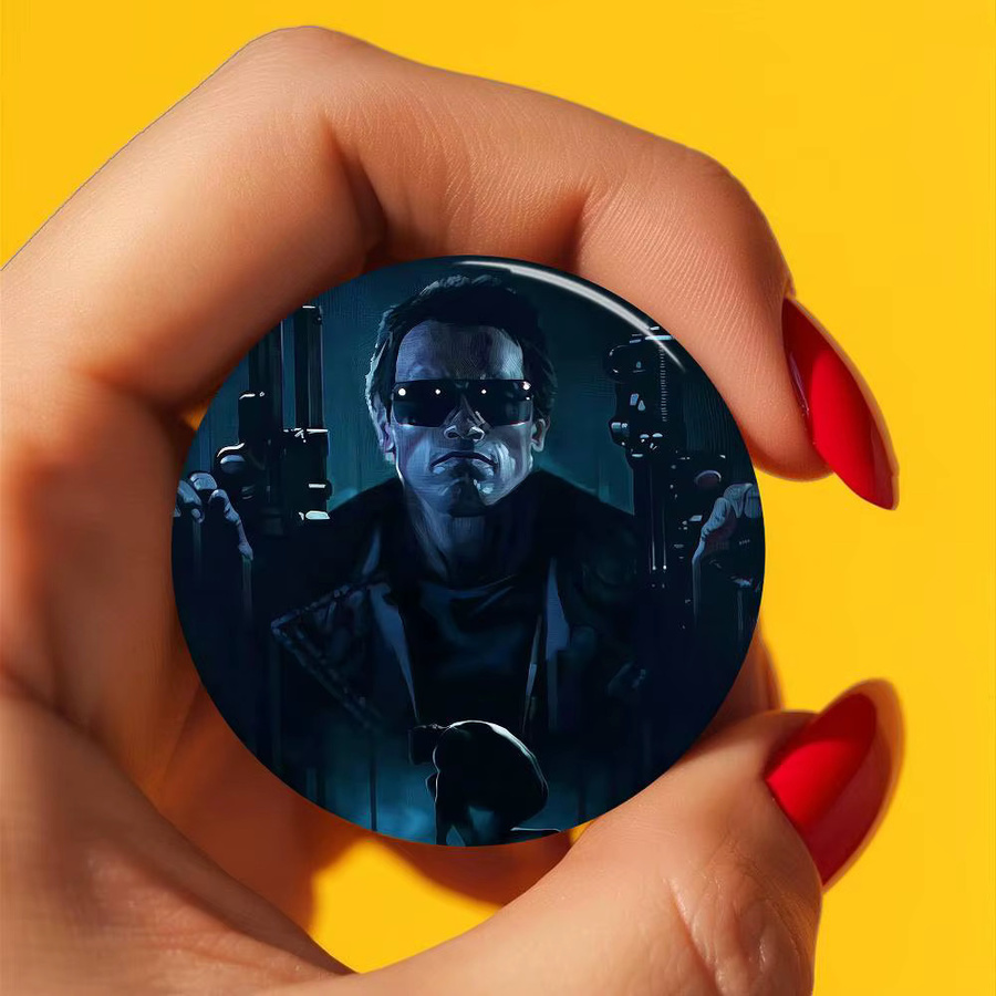 Button Pin Film „Der Terminator“ Anime, Brosche - Bild 5