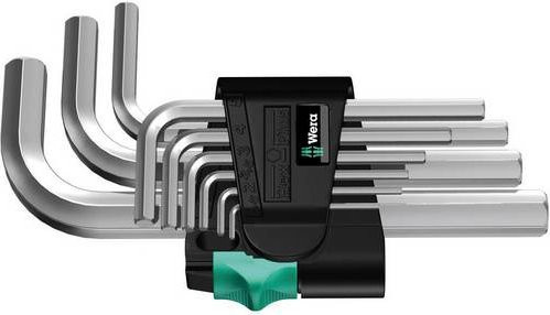 Wera 950/9 SM N Hex-Plus Winkelschraubendreher-Set, 9-teilig - Bild 1