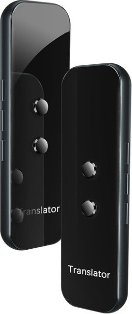 Bytelike Smart Bluetooth Voice Translator 4.2 Echtzeit Übersetzer mit App-Steuerung für 70 Sprachen in Schwarz - Bild 1