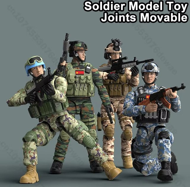 CONUSEA Soldat Modell, Actionfigur, PVC, beweglich, Einzelfigur - Bild 1