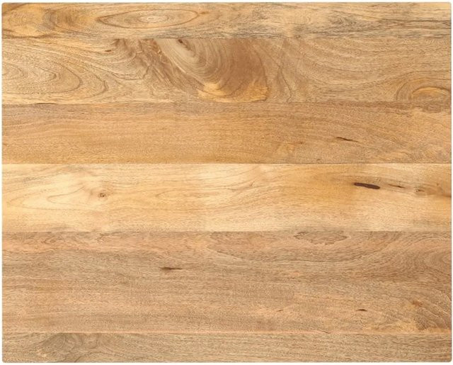 vidaXL Tischplatte aus Massivholz Mango in Braun, Rechteckig, B/T/H: 90 x 80 x 2,5 cm - Bild 1