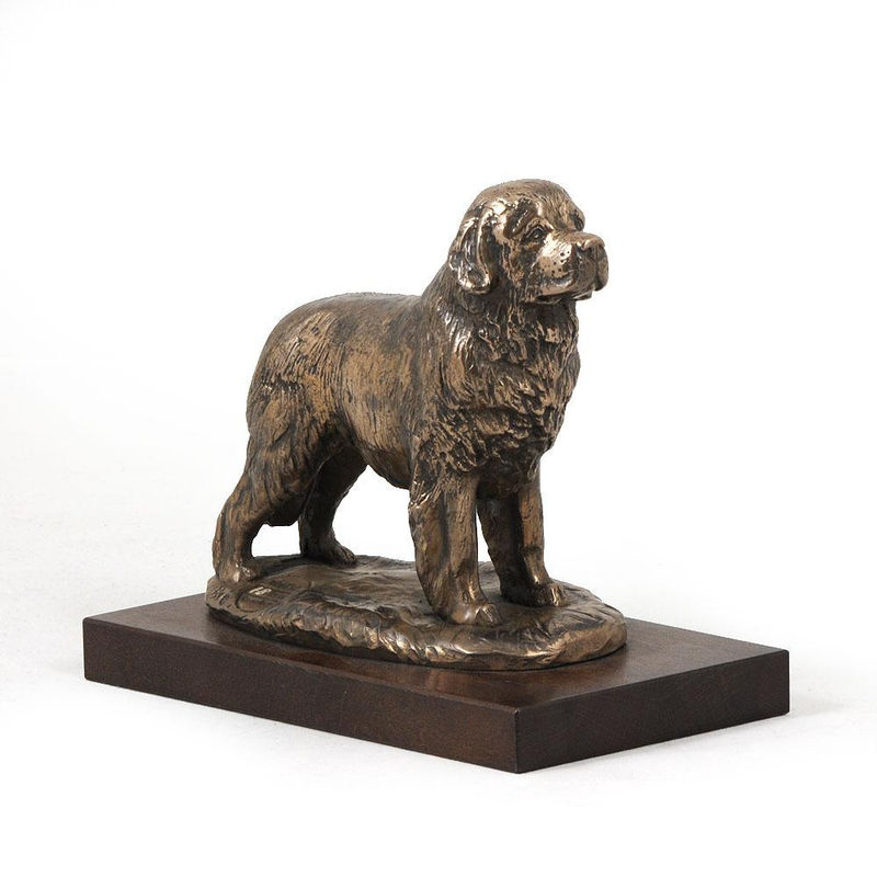 Art-Dog Hundestatue Neufundland in Braun als klassische Dekoration aus Kunstharz - Bild 3