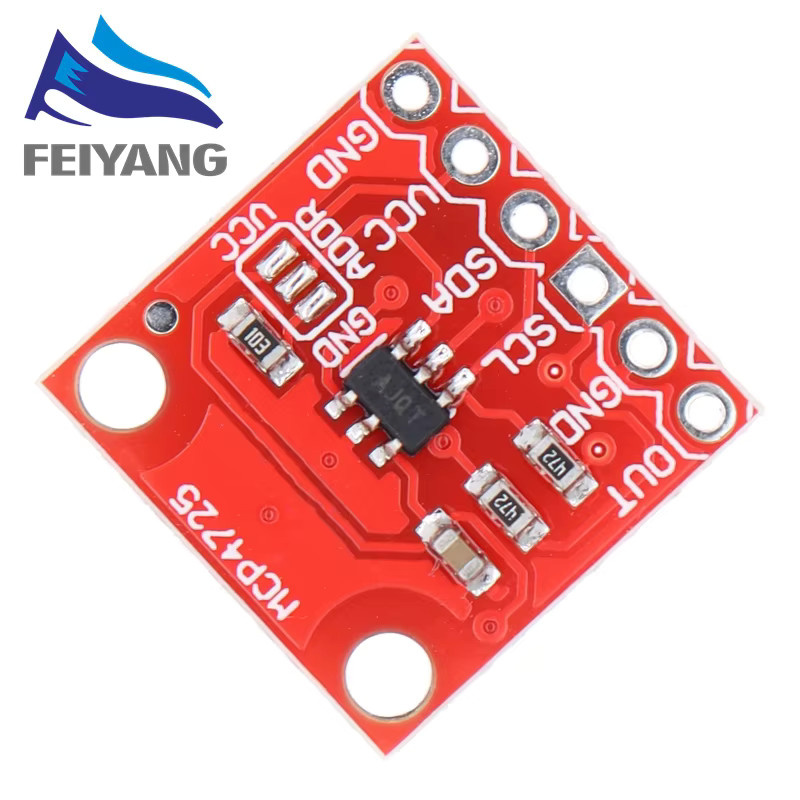 SAMIROB MCP4725 12Bit I2C DAC Digital-Analog-Konverter Modul mit EEPROM für Arduino, Rot - Bild 2