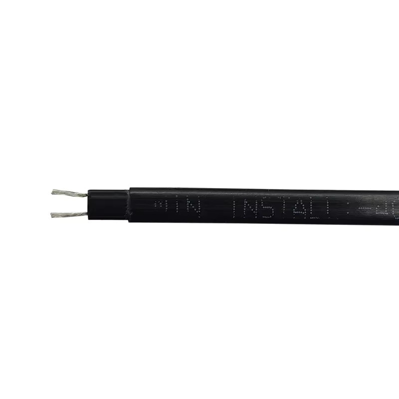 Selbstregulierendes Heizkabel von MINCO HEAT in Schwarz, wasserdichtes Wärmespeisensystem zur Frostprävention für Rohre, 65C, 220V-240V - Bild 2