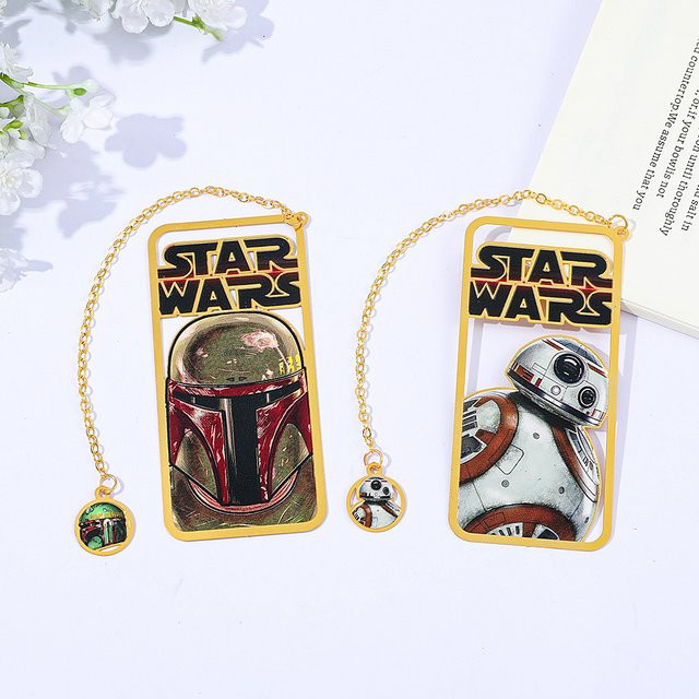 Star Wars Metall-Lesezeichen aus der Fantasy-Film-Kollektion für Buchliebhaber und als Schulbedarf - Bild 1