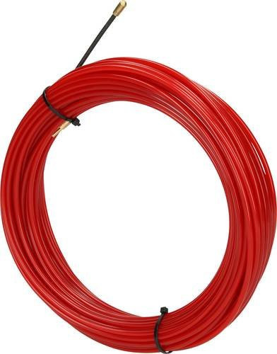 KS Tools Kabel-Einziehdraht aus Kunststoff, rot, 20 m - Bild 1