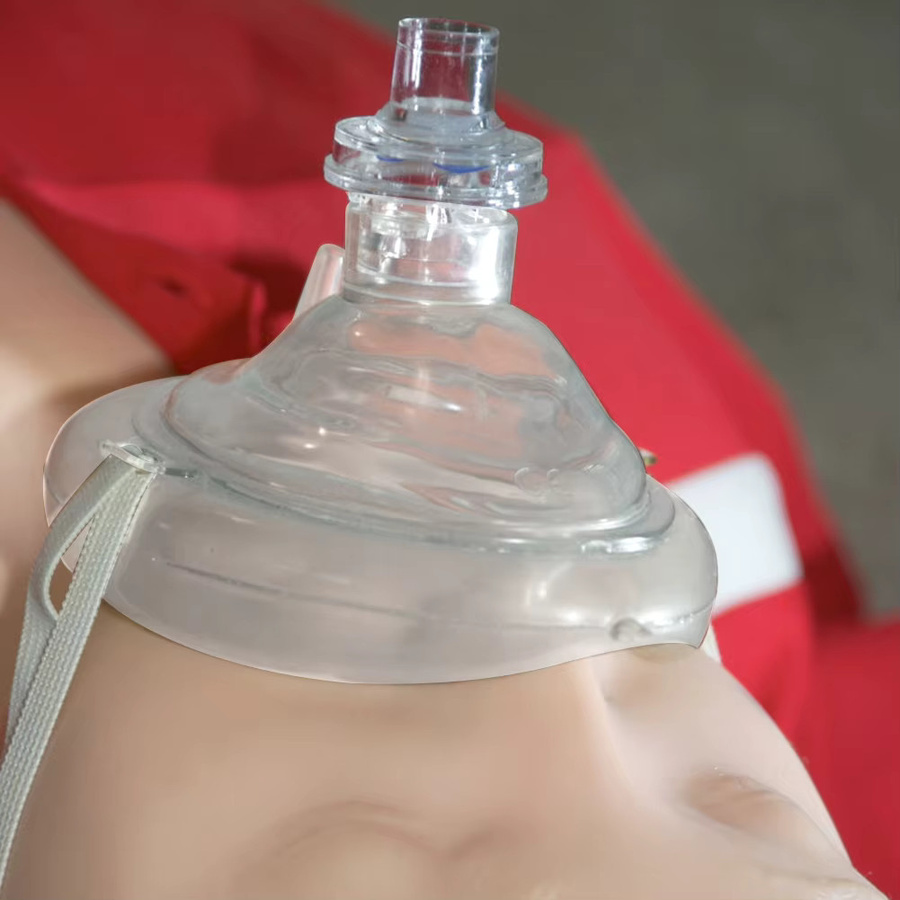 Shunmaii Wiederverwendbare CPR-Maske für professionelle künstliche Beatmung und Notfallrettungstraining - Bild 5