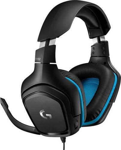 Logitech G432 Gaming Headset mit 7.1 Surround Sound, Over-Ear, kabelgebunden via USB-A und 3,5 mm Klinke, Schwarz-Blau - Bild 3