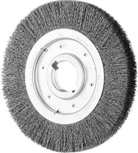 PFERD Rundbürste RBU breit ungezopft aus Stahl-Draht Ø 0,30 mm, Durchmesser: 250 mm, Breite: 30 mm - Bild 1