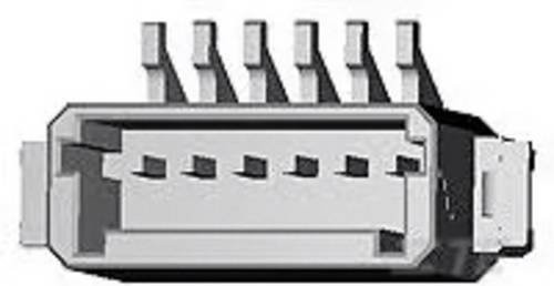 TE Connectivity Einbau-Stiftleiste Standard 2106091-5 in Silber aus Kunststoff auf einer Full Reel - Bild 1