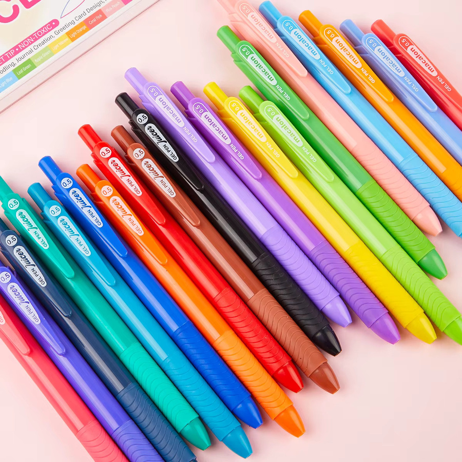 40 Farben Gelstifte mit feiner 0,5 mm Spitze, schnell trocknende Tintenstifte in Mehrfarben für Journaling und Zeichnen - Bild 3