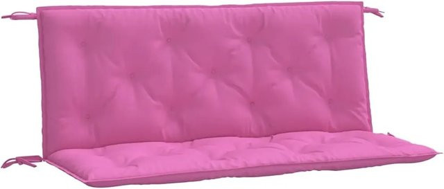 vidaXL Gartenbank-Auflagen 2er-Set Rosa, wasserabweisend und UV-beständig, B/T/H: 120 x 50 x 7 cm - Bild 1