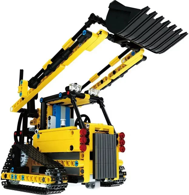 Mould king City Glory Guardians Engineer Truck Building Blocks Track Loader mit Motor - Bild 1