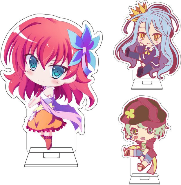 Bandai No Game No Life, Shiro Sora, Acryl-Figur Standfigur, 10cm - Bild 1