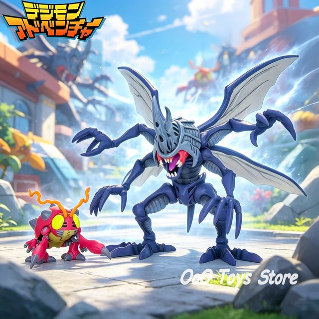 Bandai Digimon Adventure Kabuterimon und Tentomon, Actionfigur, PVC - Bild 1