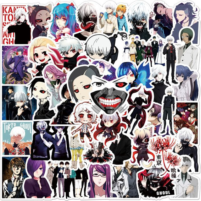 Bandai Tokyo Ghoul Graffiti Aufkleber, Nachfüllpack, Bunt / Mehrfarbig - Bild 1
