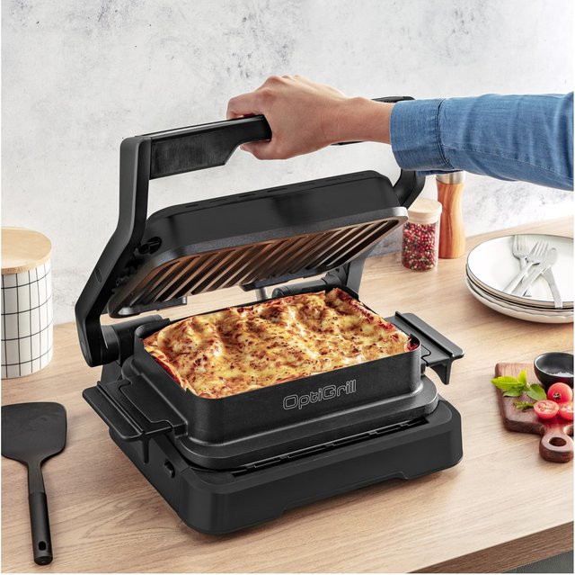 Tefal OptiGrill 4in1 Kontaktgrill schwarz GC7748 - Bild 2