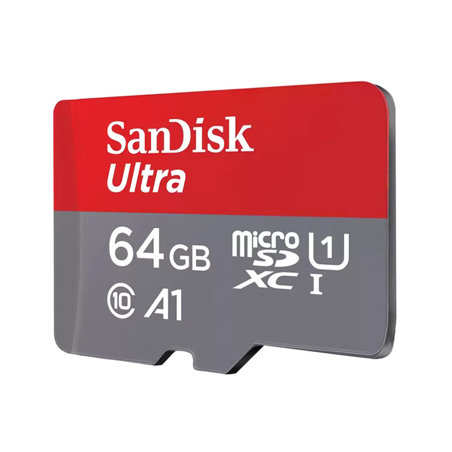 SanDisk Ultra MicroSDHC Speicherkarte, UHS-I Klasse 10, A1, 32GB, Rot - Bild 1