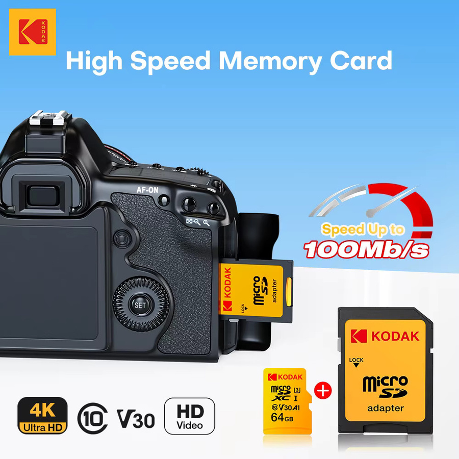 Kodak U3 A1 V30 MicroSD Speicherkarte Klasse 10 für Handy und Tablet-PC - Bild 2