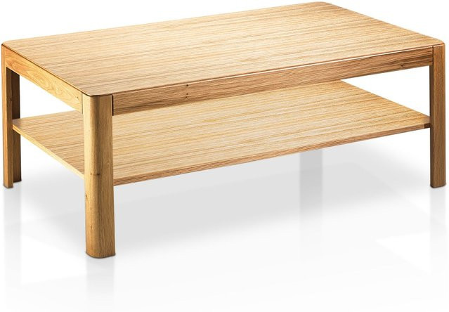 Couchtisch HASSE in Eiche bianco, rechteckig, braun, B/T/H: 115 x 70 x 45 cm - Bild 1