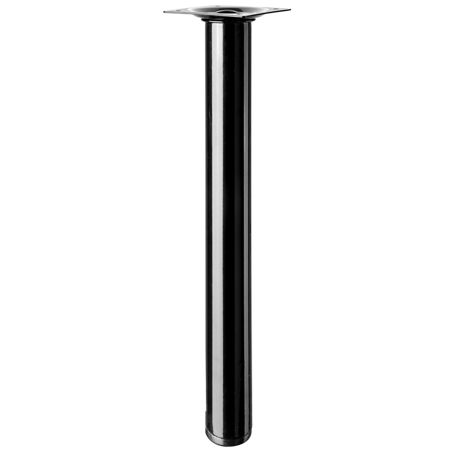 Hettich Tischbein aus Stahl in Schwarz matt, Durchmesser: 30 mm, Höhe: 300 mm - Bild 2