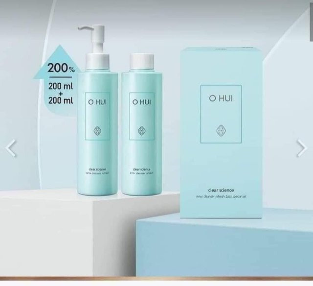 O HUI Clear Science Inner Cleanser Refresh Special Set, 2 x 200 ml, Gel - Bild 1