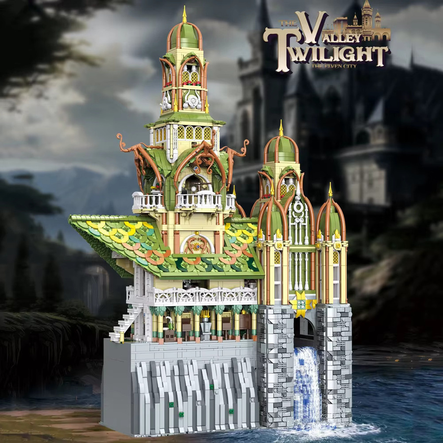 Der Herr der Ringe Elben-Flussdal-Schloss, Bausteine-Set, Fantasy - Bild 5