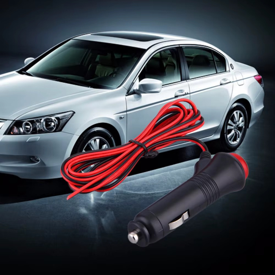 Kebidu Universal Auto Zigarettenanzünder Splitter mit Ein- und Ausschalter für 12V und 24V in Schwarz - Bild 3