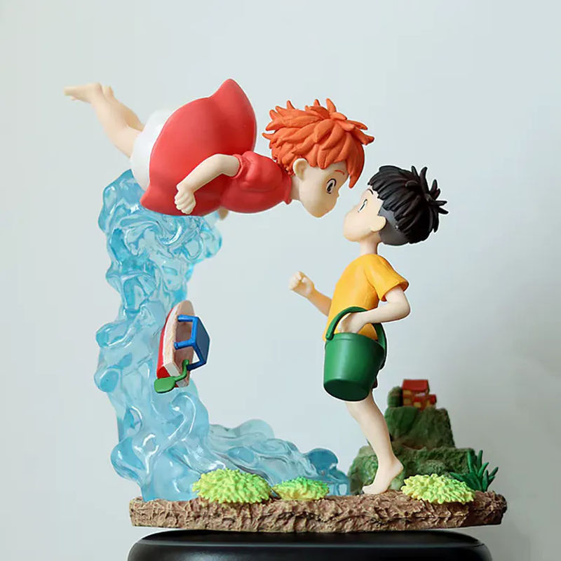Bandai Ponyo auf der Klippe Anime-Actionfigur aus Kunststoff, mehrfarbig - Bild 2
