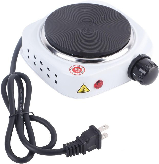 TOMTOP JMS Elektrische Mini-Kochplatte mit 500 W in Weiß - Bild 1