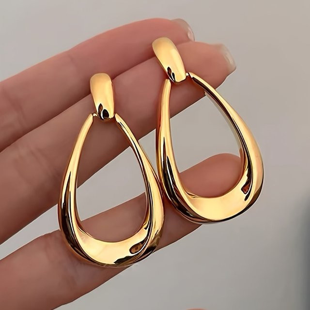 YoYo Tropfenohrringe, Bicolor, Gold/Silber, Damen - Bild 1
